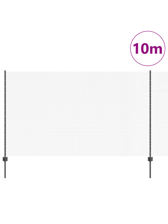 Hitsaustankoaita 10 u pylväällä harmaa 1.4x10 m teräs