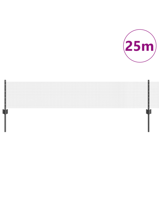 Hitsattu langoitusaita 11 u-pilarilla harmaa 0.4x25 m teräs