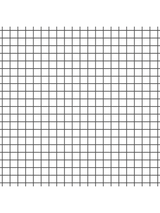 Hitsattu metalliverkkoaita 11 u pylväällä harmaa 0.6x25 m teräs