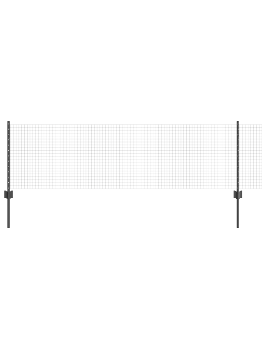 Hitsattu langaaita 22 u-palkilla harmaana 0.6x50 m terästä
