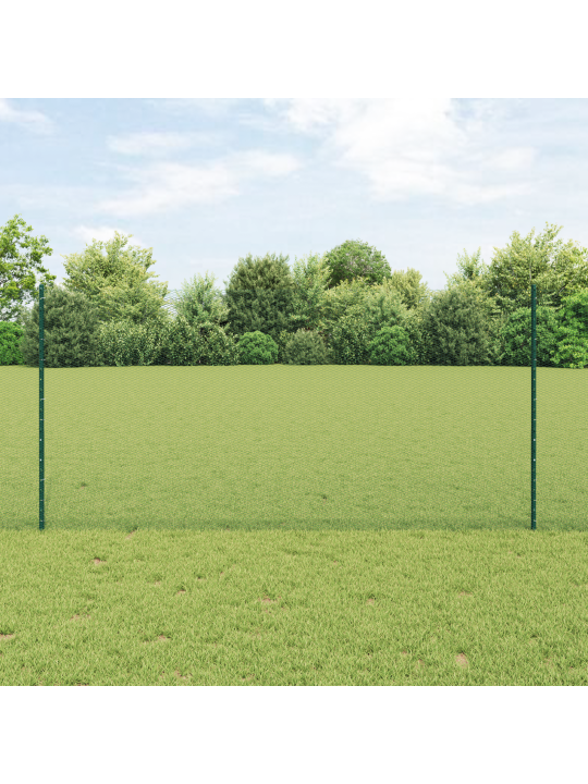 Aita-pylväät 5 kpl u-kanava vihreä 120 cm teräs