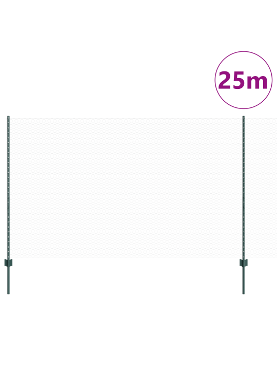 Aitapuomit 5 kpl u-muoto vihreä 140 cm teräs
