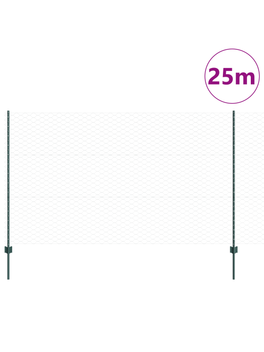 Aitarungot 11 kpl u-kanava vihreä 140 cm teräs
