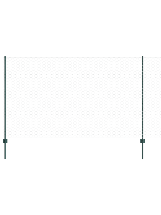 Aitarungot 11 kpl u-kanava vihreä 140 cm teräs