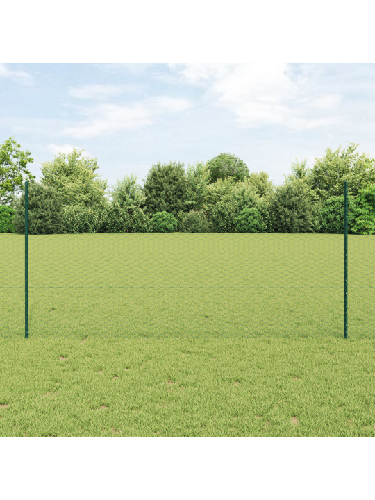 Aitaparrut 11 kpl u-kanava vihreä 120 cm teräs