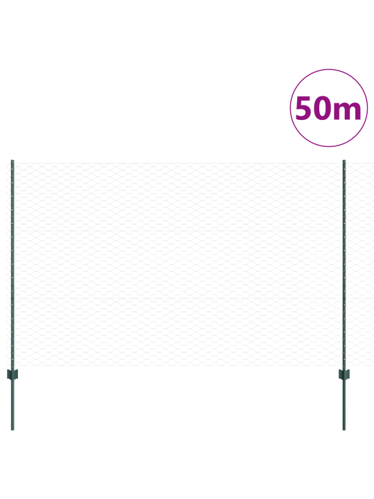 Aitaruuvit 11 kpl u-kanava vihreä 150 cm teräs