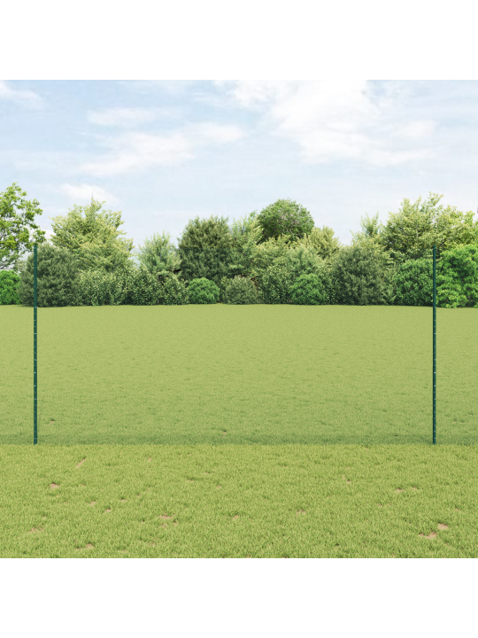 Aita pylväät 11 kpl u-kanava vihreä 160 cm teräs