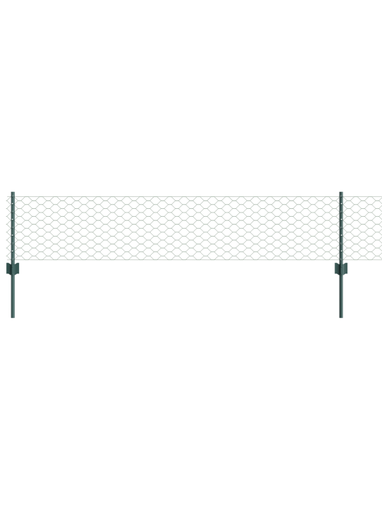 Aitaruuvit 11 kpl u-kanava vihreä 40 cm teräs