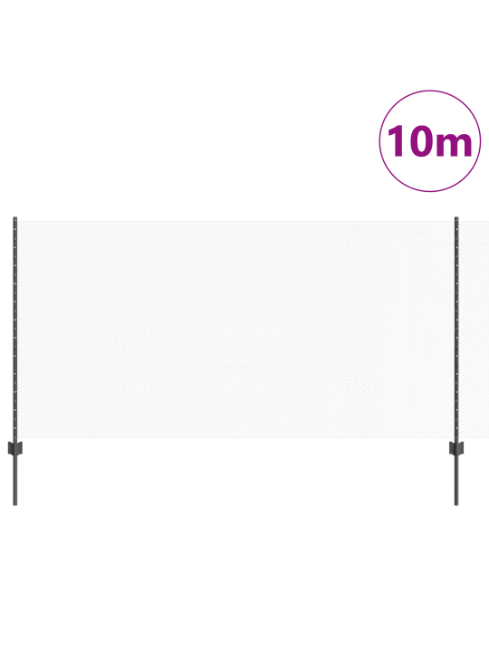 Aitapylväät 10 kpl u-kanava harmaa 120 cm teräs