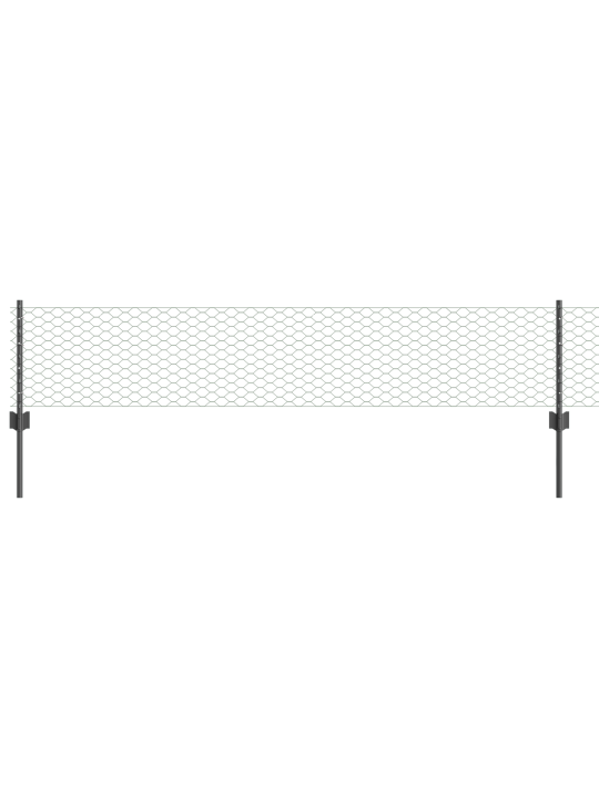 Seitenpisteet 11 kpl u-kanava harmaa 40 cm teräs