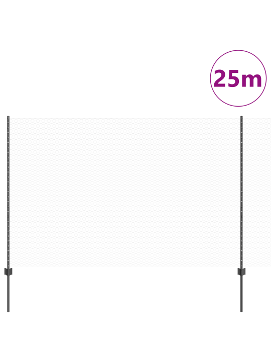 Aitatolpat 22 kpl u-profiili harmaa 160 cm teräs