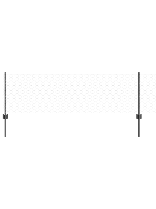 Aitapylväät 11 kpl u-kanava harmaa 60 cm teräs