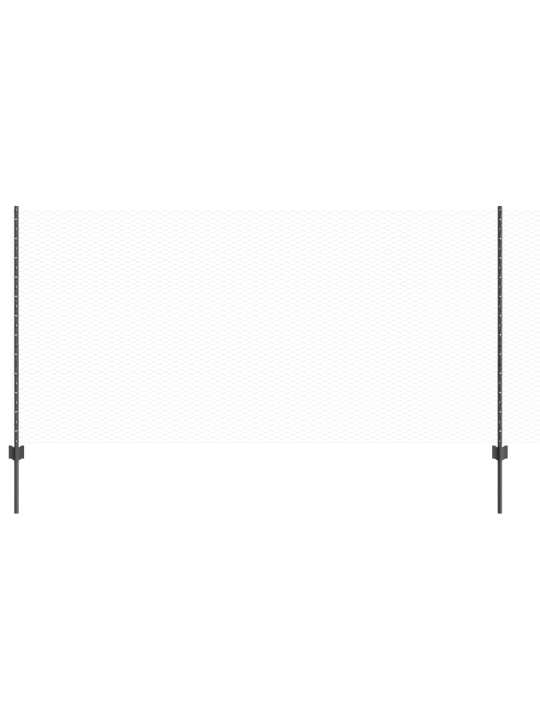 Aitapylväät 22 kpl u-kanava harmaa 120 cm terästä