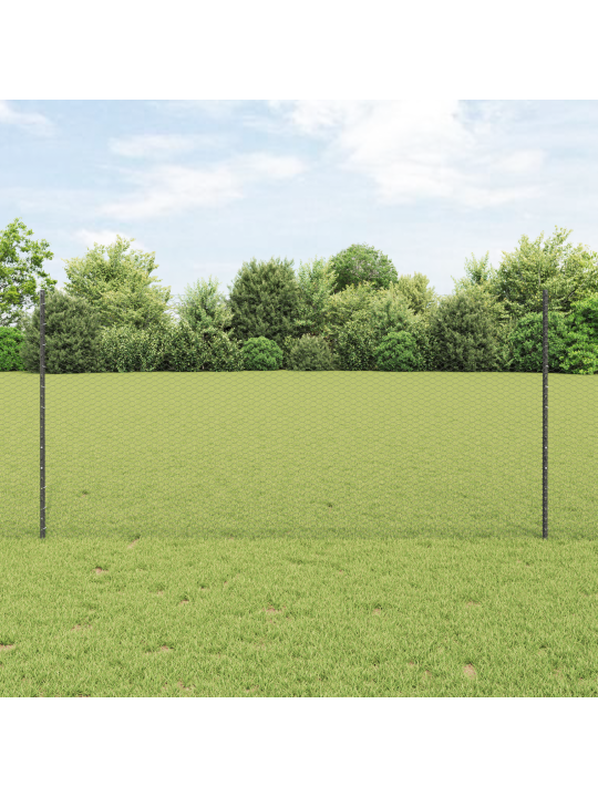 Aitapylväät 22 kpl u-kanava harmaa 120 cm terästä