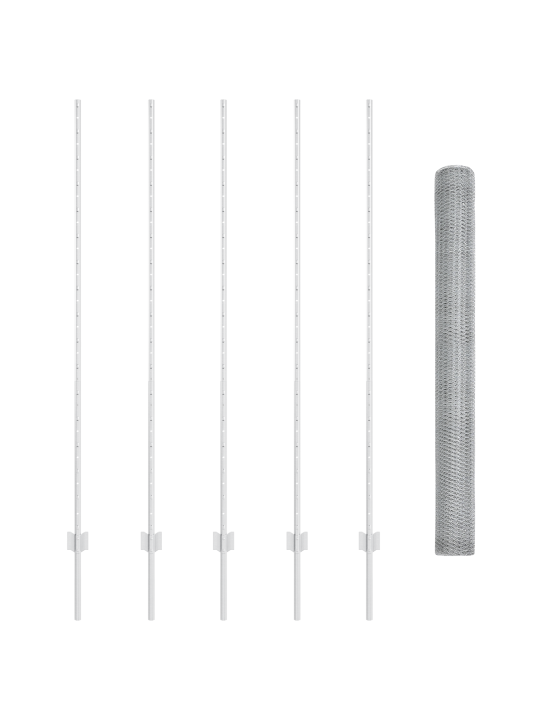 Aitapalkit 10 kpl u-kanava 160 cm galvanoitu teräs