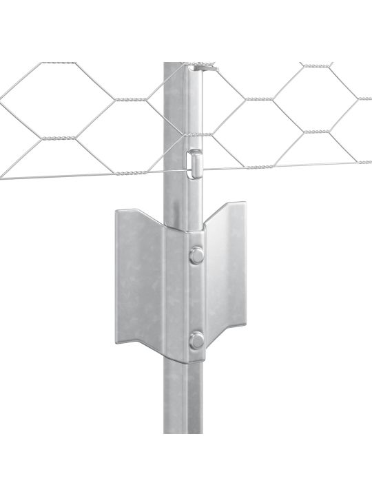 Aitapostit 11 kpl u-muotoiset 40 cm galvanoitu teräs
