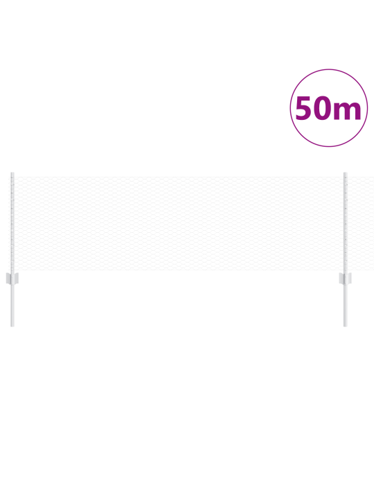 Aita-pylväät 11 kpl u-kanava 60 cm galvanoitua terästä