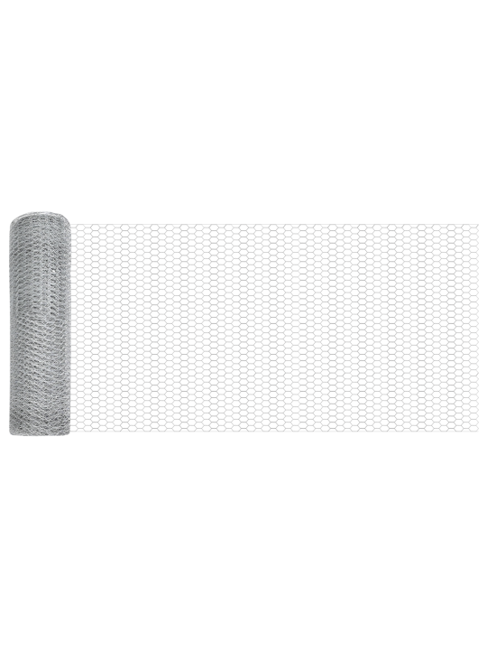 Verkkopostit 11 kpl u-kanava 60 cm galvanoitu teräs