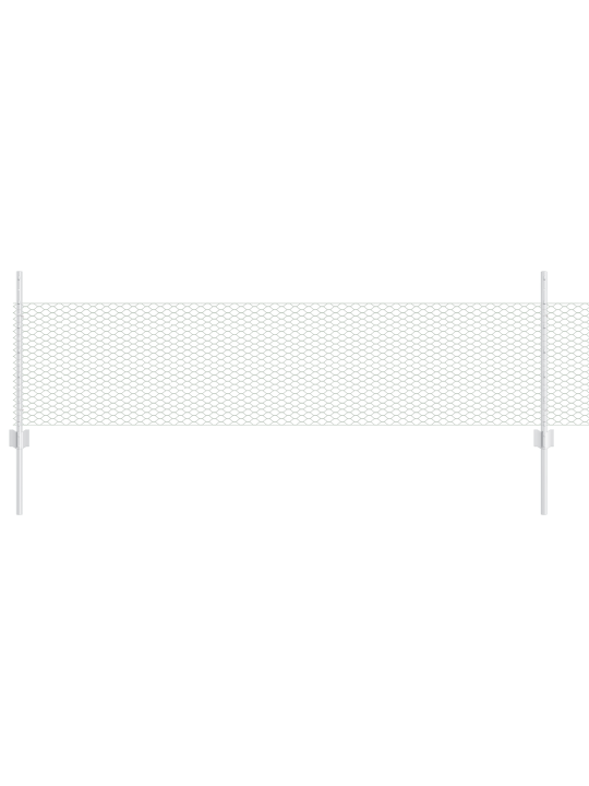 Verkkopostit 11 kpl u-kanava 60 cm galvanoitu teräs