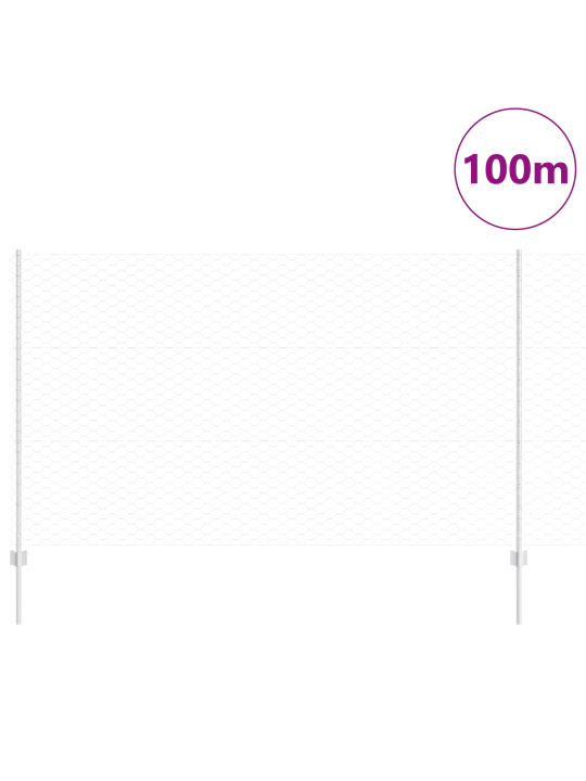 Aitapylväät 22 kpl u-kanava 140 cm galvanoitu teräs