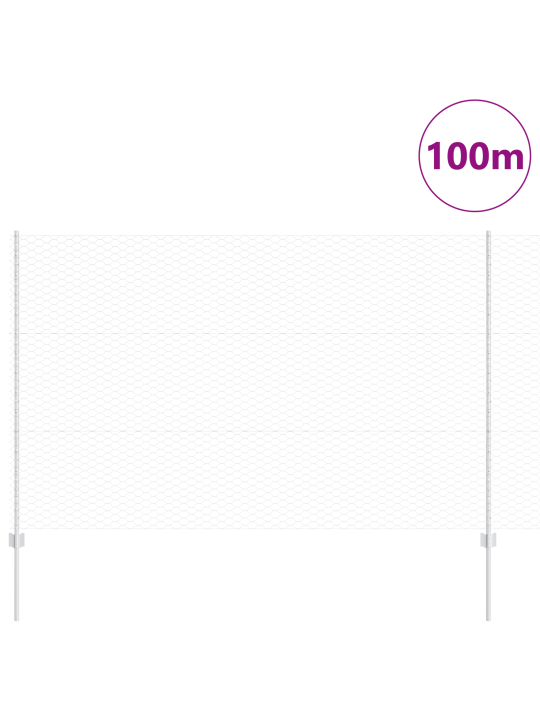 Aitatolpat 22 kpl u-kanava 150 cm galvanoitu teräs