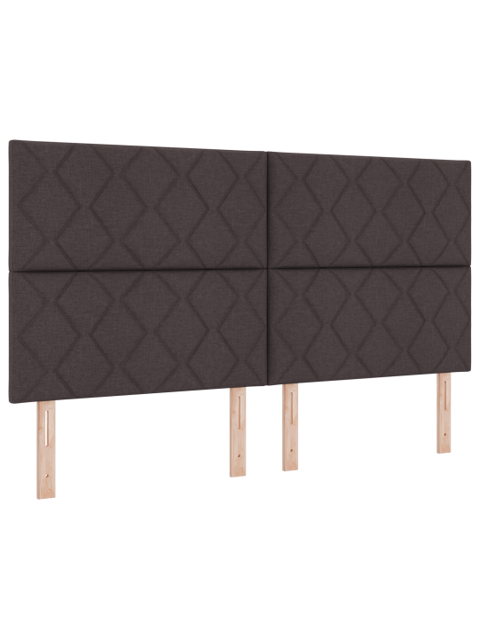 Box spring -sänky patjalla tumma ruskea 180x200 cm kangas