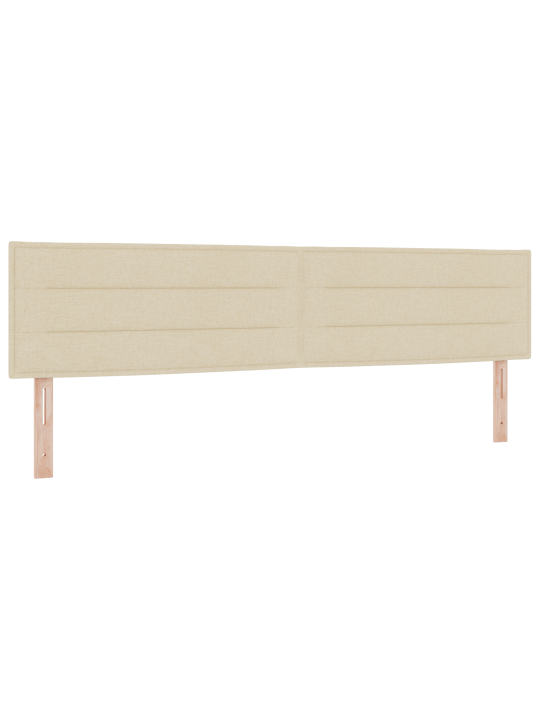 Box spring sänky patjalla kerma 200x200 cm kangas