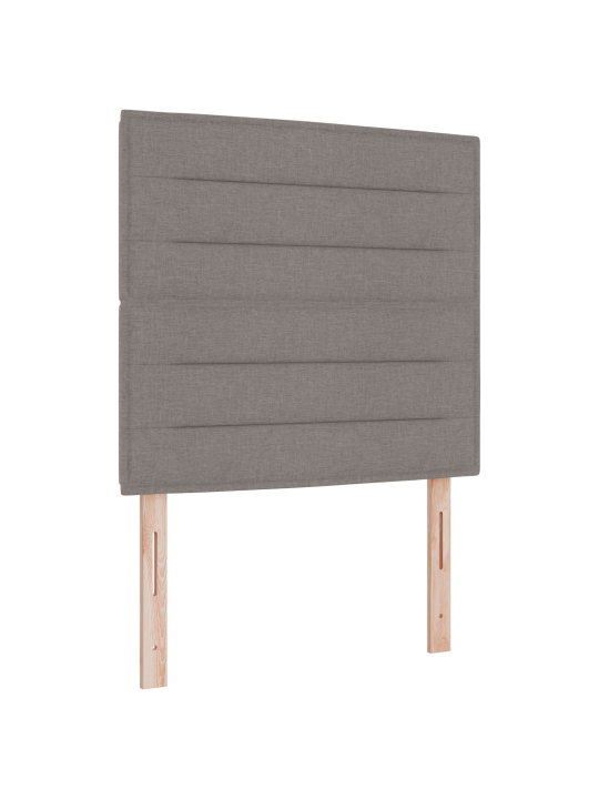 Sänkykehys taupe 100x200 cm kankaasta
