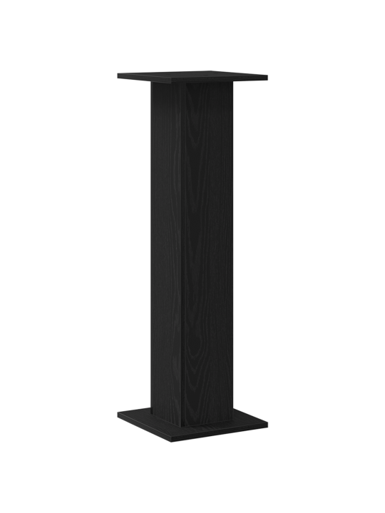 Kasviteline 2 kpl musta tammi 30x30x95 cm tekninen puu