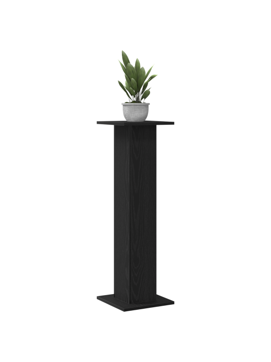 Kasviteline 2 kpl musta tammi 30x30x95 cm tekninen puu