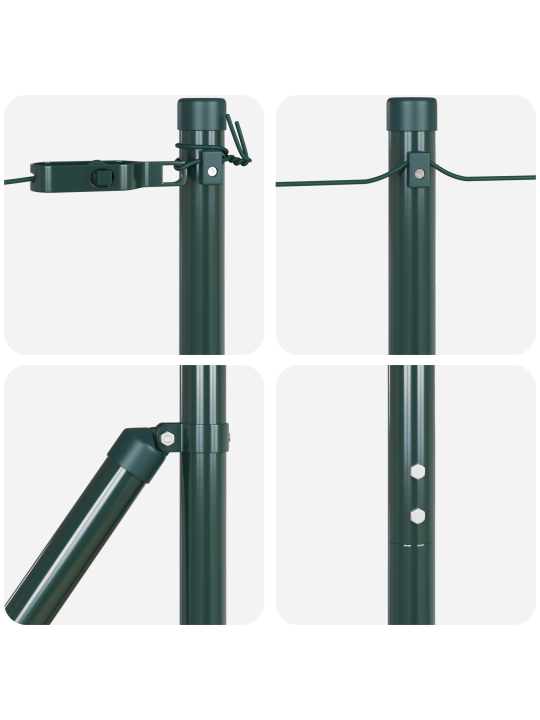 Aitaruuvit perustuksilla 52 kpl ø32mm 88,5cm galvanoitu teräs