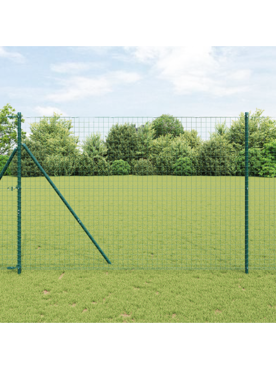 Euroaita 7 pylväällä 1,6x10 m galvanoitu teräs vihreä
