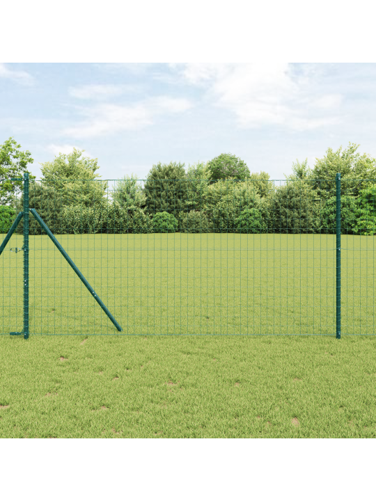 Euroaita 13 pilarilla 1.2x25 m galvanoitu teräs vihreä