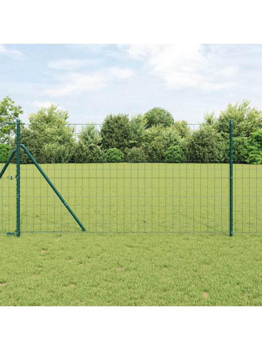 Euroaita 13 postilla 1.2x25 m galvanoidusta teräksestä vihreä