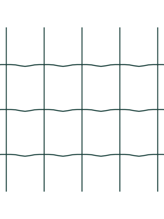 Euro-aida 13 pylväällä 0.4x50 m galvanoitu teräs vihreä