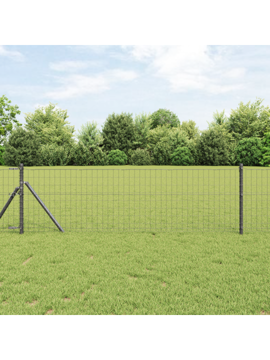 Euro aita 7 postilla 0.8x10 m galvanoitu teräs harmaa
