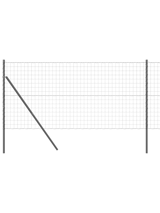 Euro Aita 7 pylväällä 1.4x10 m Galvanoitu Teräs Harmaa