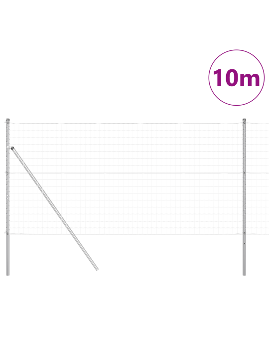Euro-aida 7 pylväällä 1.4x10 m kuumasinkitty teräs