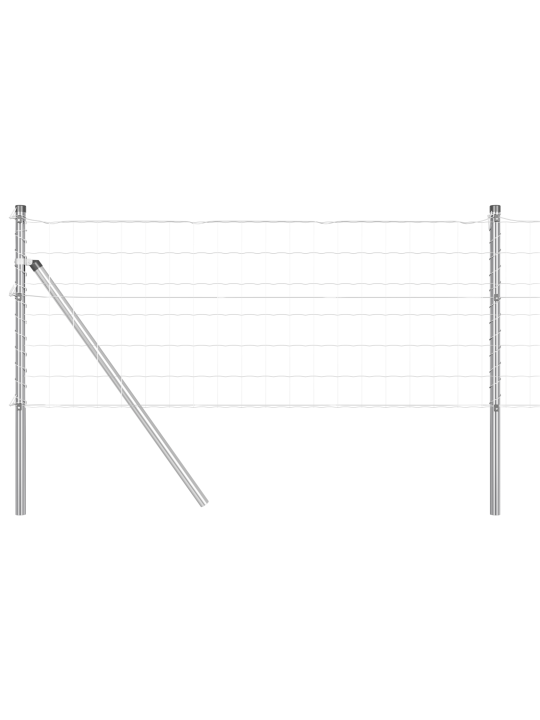 Euro aita 13 pylväällä 0.4x25 m galvanoitu teräs