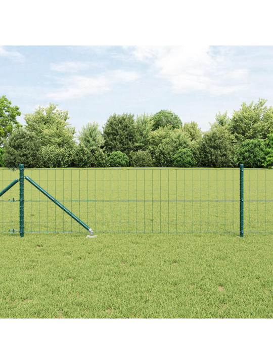 Euroaitaus 13 piikkipostilla 0.6x25 m galvanoidusta teräksestä vihreä
