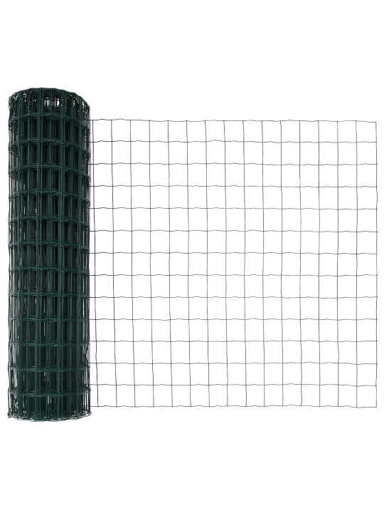 Euroaita 2 kpl vihreä jauhemaalattu teräs 25 x 1.2 m