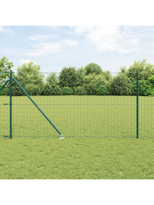 Euroaita 2 kpl vihreä jauhemaalattu teräs 25 x 1.2 m