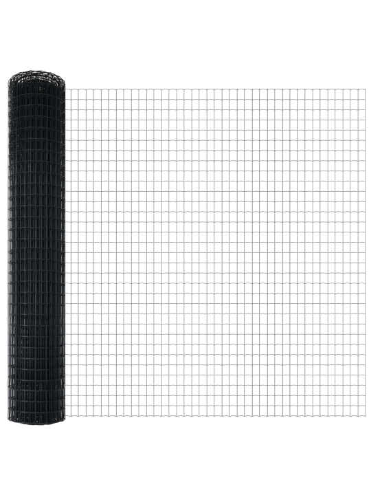 Euroaita, jossa 7 piikkipostia, 1.6x10 m, galvanoitu teräs, harmaa