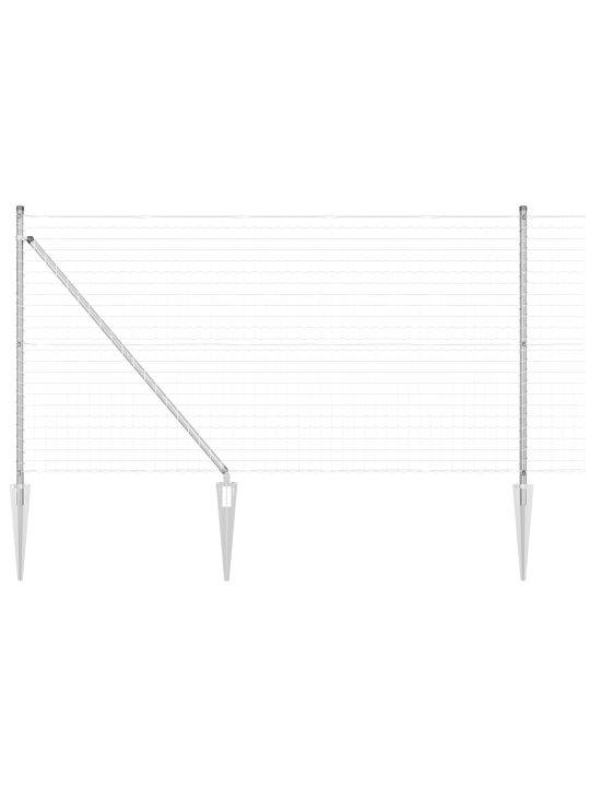 Euroaita, 7 piikkipostia, 1x10 m galvanoitua terästä