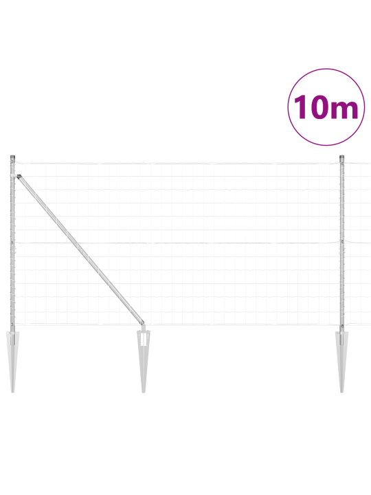 Euroaita 7 pistotukia 1.2x10 m galvanoitu teräs
