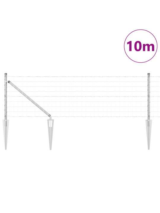 Euro Aita 7 piikkipostilla 0.4x10 m Galvanoitua Terästä
