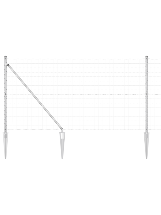 Euroaita, jossa 7 pistositeet, 1.4x10 m galvanoitu teräs