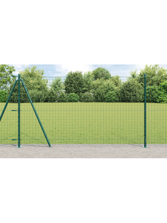 Euro aita 7 flange-pylväillä 1.2x10 m galvanoidusta teräksestä