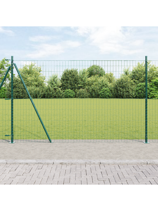 Euroaita 7 viimeistellyllä tolpan kanssa 1.5x10 m galvanoitua terästä