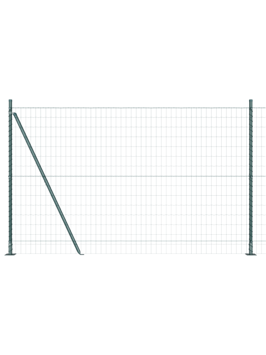 Euroaita 7 flangipylväällä 1.6x10 m Galvanoitua terästä